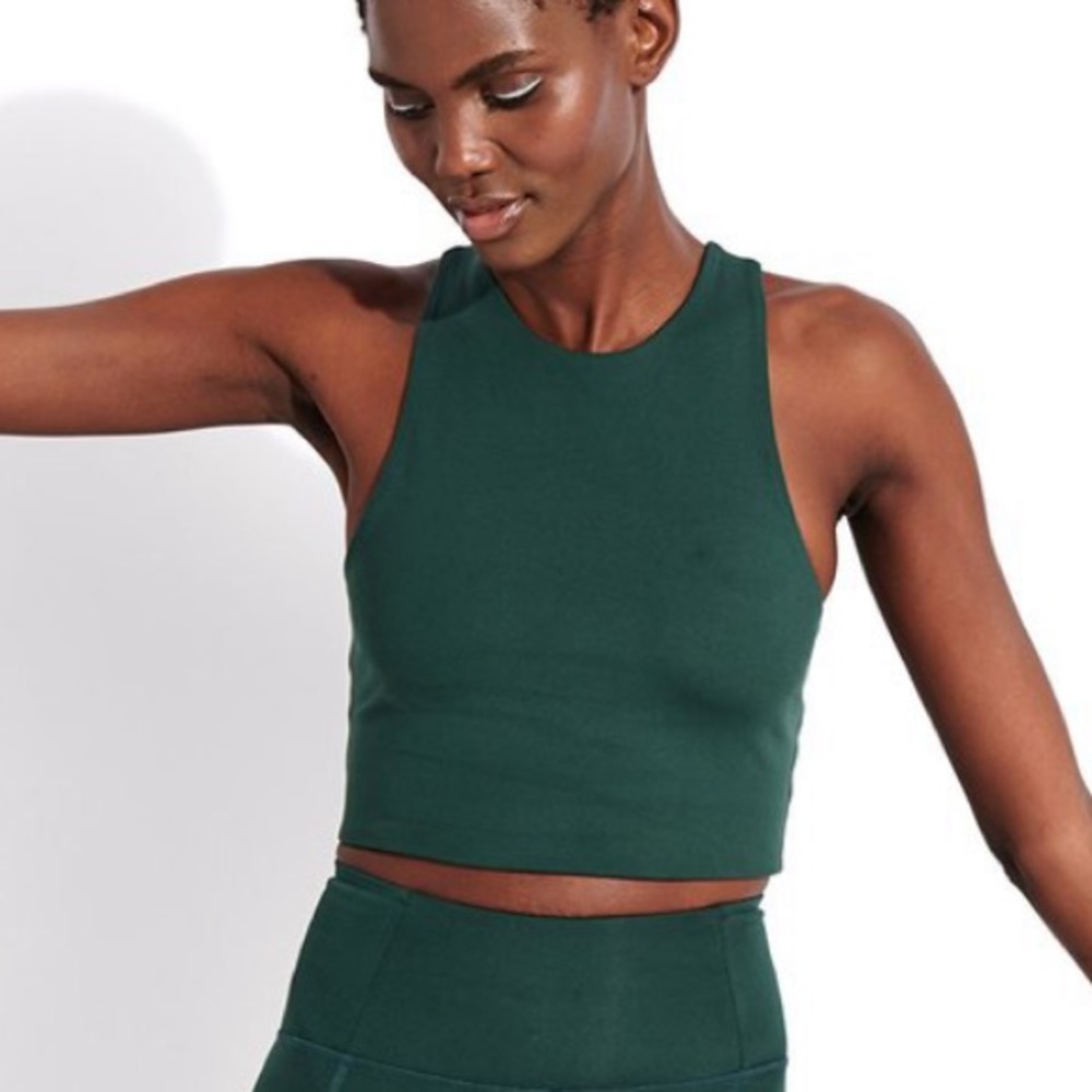 🌟NEW Girlfriend Collective Dylan green sports bra - Picture 2 of 5